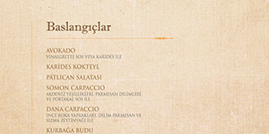 Park Samdan The Bar Winter Menu Baslangiclar